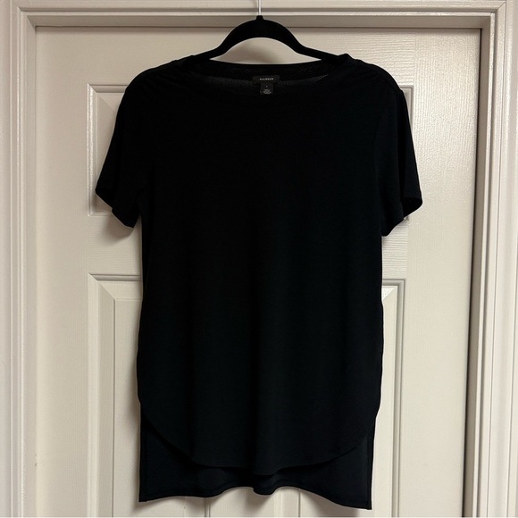 EUC Women’s Halogen Hi-Low Short Sleeve Shirt - Size Small - Picture 1 of 1